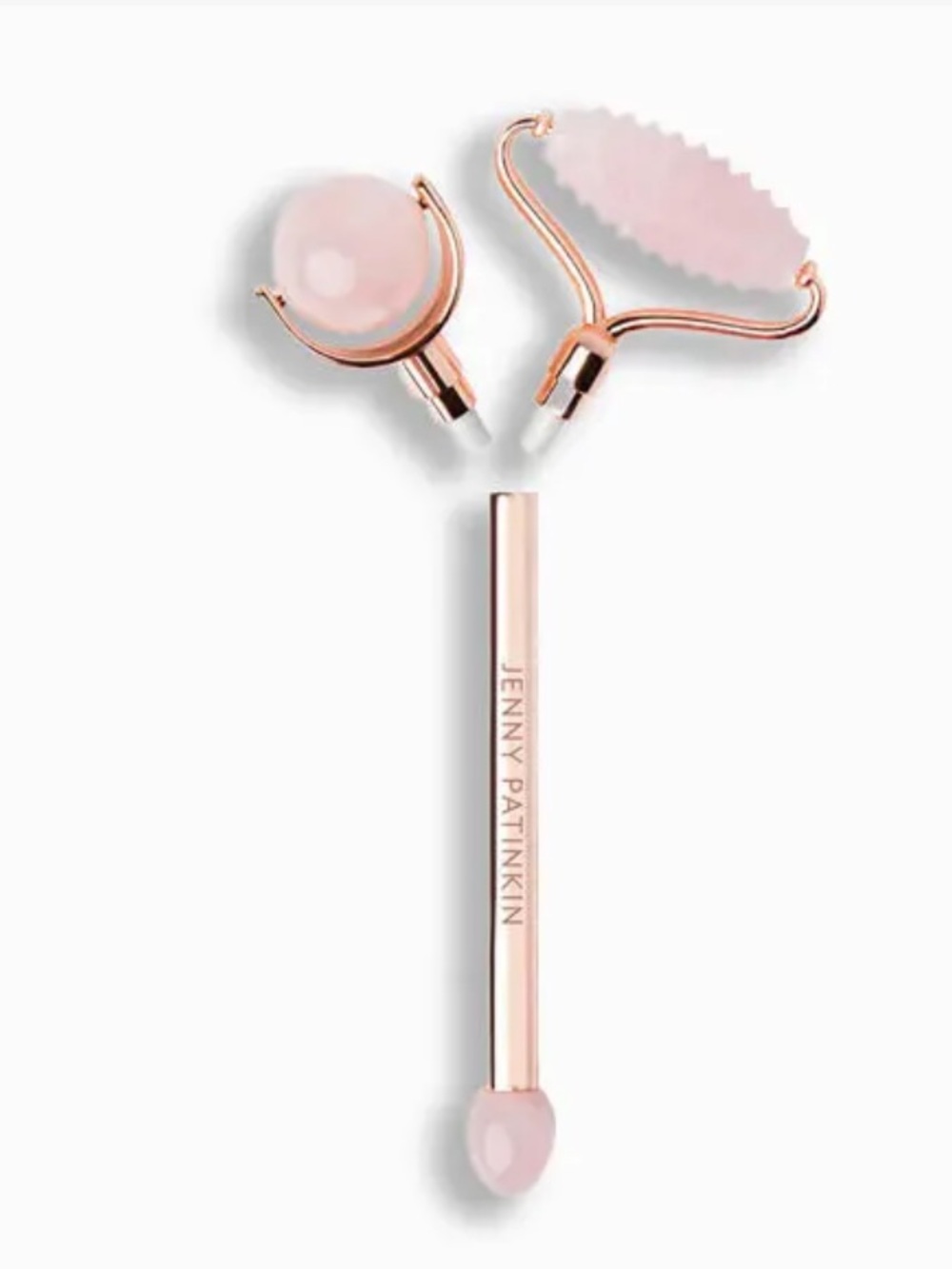 Jenny Patinkin Rose on Rose Pop & Roll Face Roller Duo BRAND NEW/SEALED